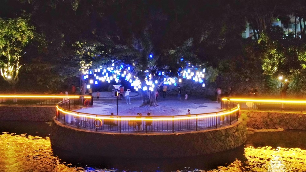 夜夜明微光能多色景觀燈景區夜景亮化