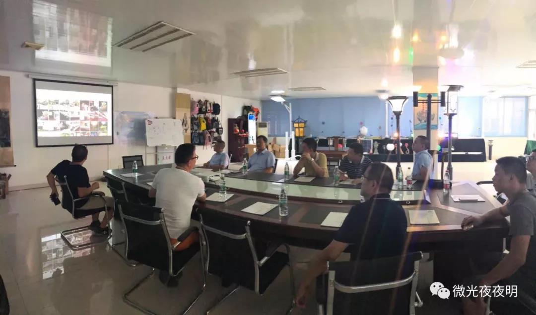熱烈歡迎LY城投各項目部門領導，蒞臨《福建夜夜明新能源科技有限公司》考察交流